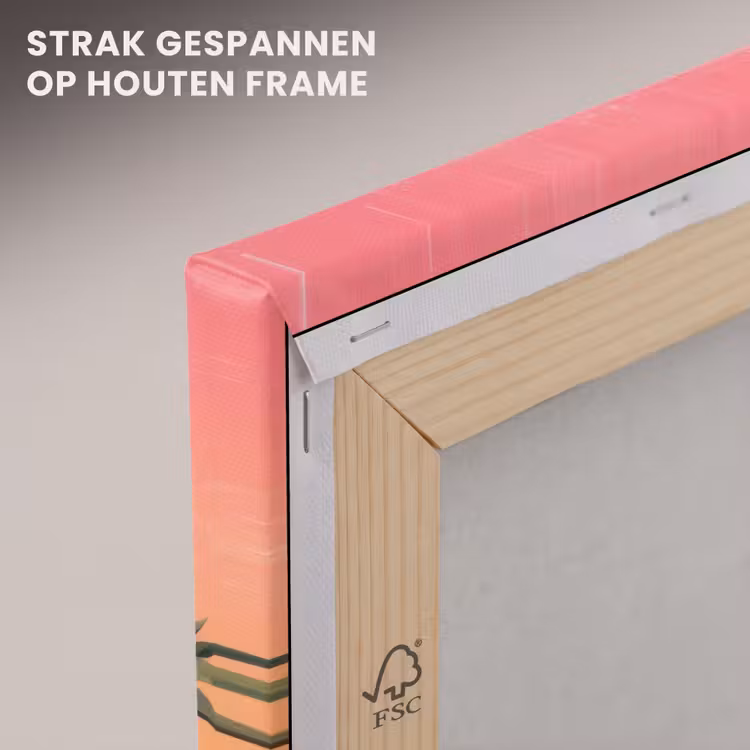 Canvas schilderij - Kleurrijk - Palmbomen - Islamitisch — 7