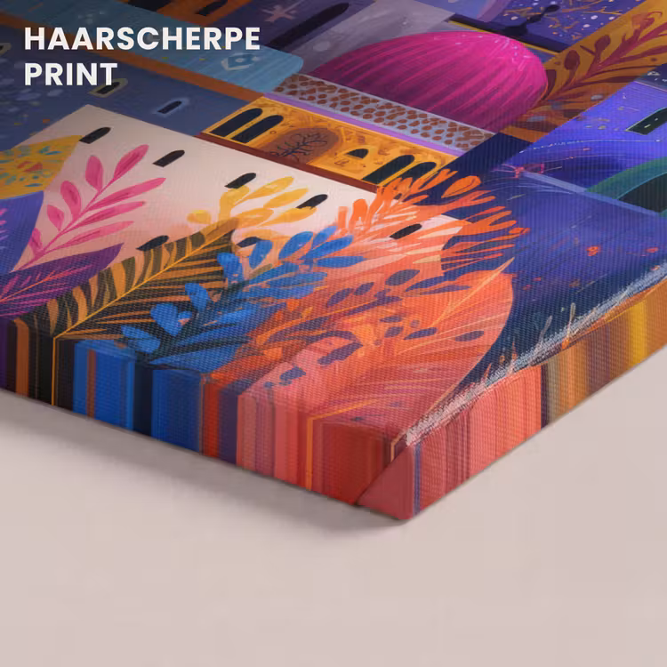 Canvas schilderij - Kleurrijk paradijs - Levendig - Islamitisch — 5