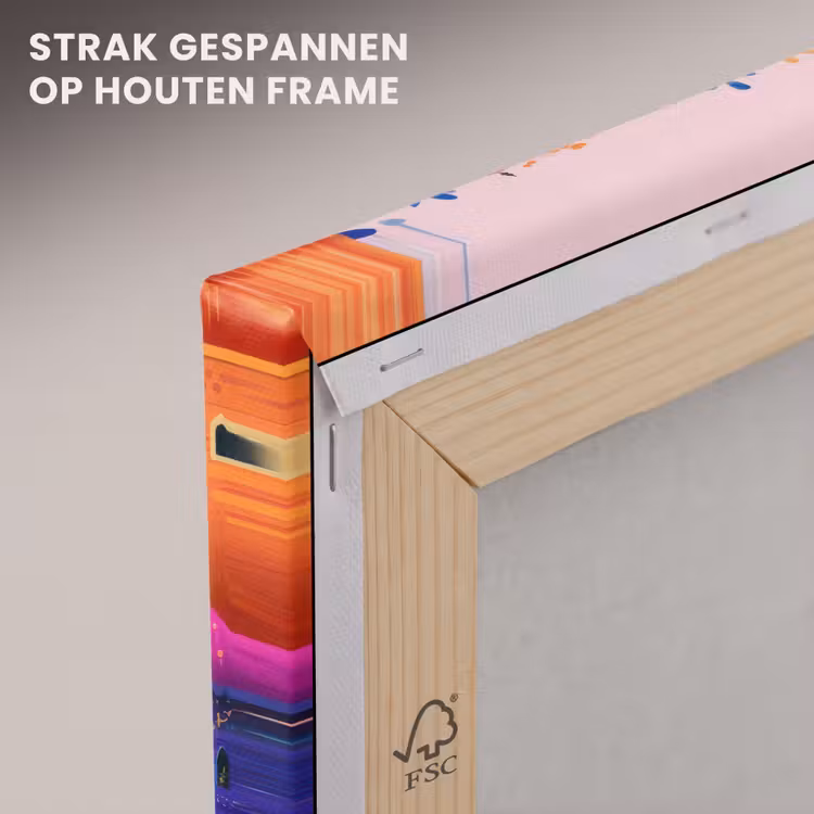 Canvas schilderij - Kleurrijk paradijs - Levendig - Islamitisch — 7