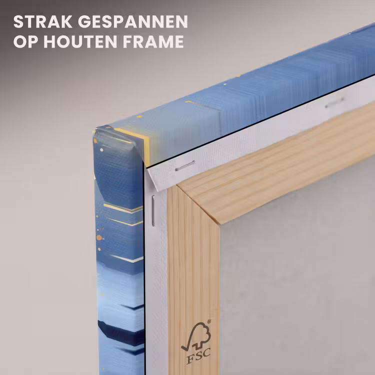Canvas schilderij - Sterrenhemel - Goud - Moskee — 7