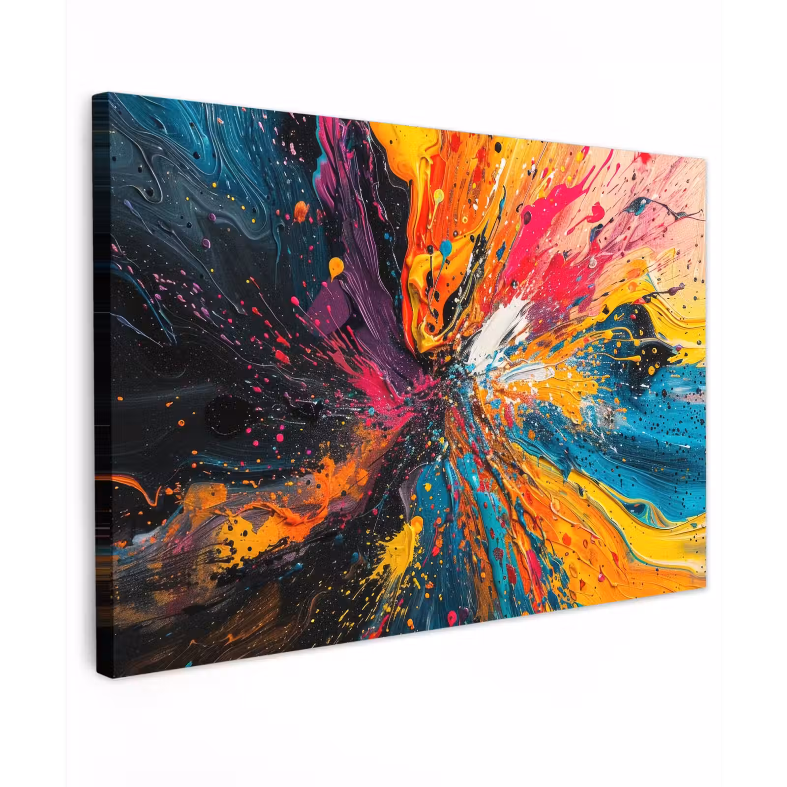 Canvas schilderij - Kleuren - Verf - Patroon — 1