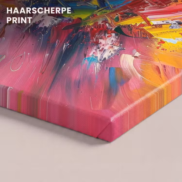Canvas schilderij - Verf - Kleurrijk - Explosie — 5