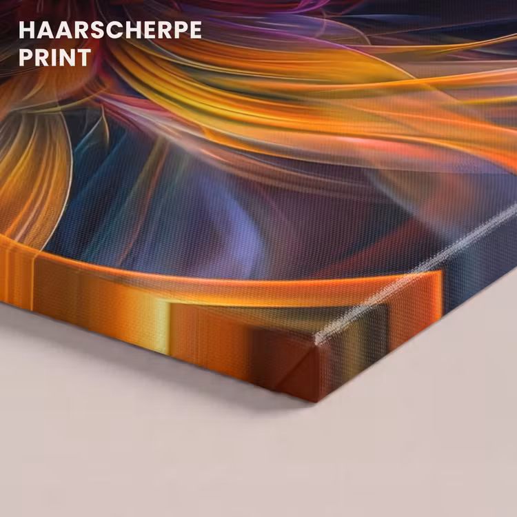 Canvas schilderij - Kleurrijk - Patroon - Zwart - Kleuren — 5