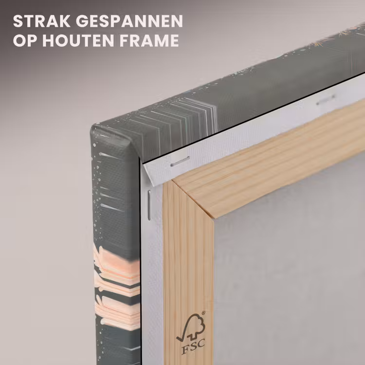 Canvas schilderij - Kerst - Gnomen - Pastel — 7