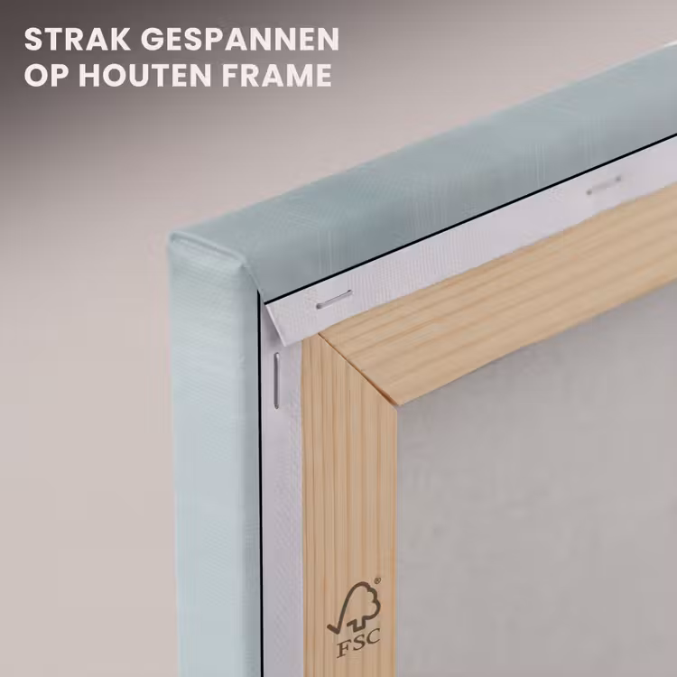 Canvas schilderij - Kerstgnome - Cadeau - Groen — 7