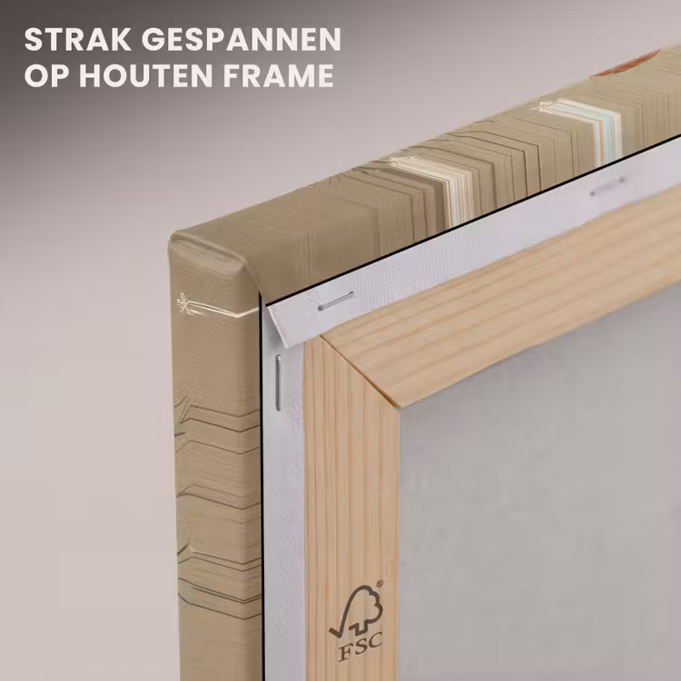 Canvas schilderij - Kerstgnome - Konijntjes - Kleurrijk — 7