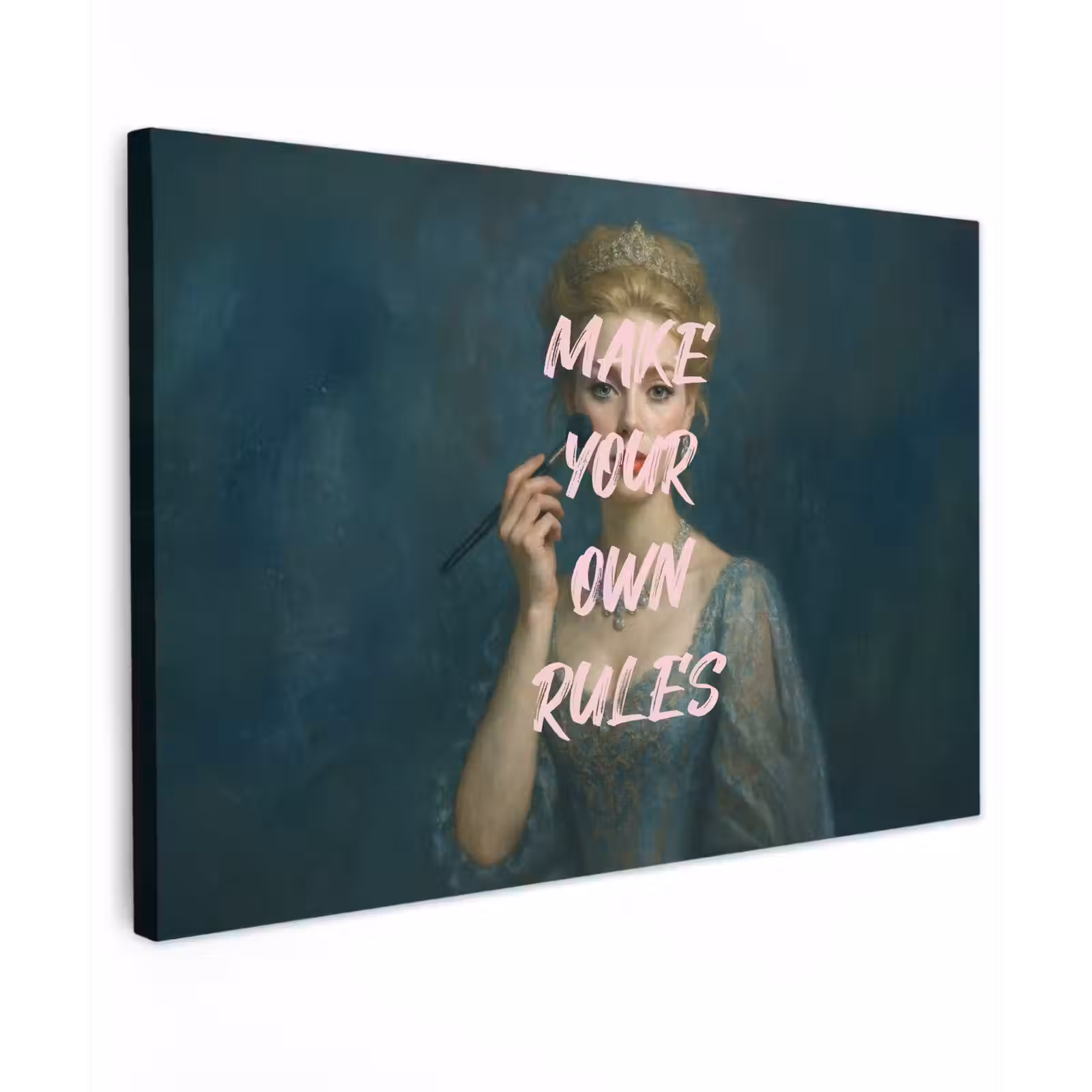 Canvas schilderij - Klassiek - Sierlijk - Roze — 1