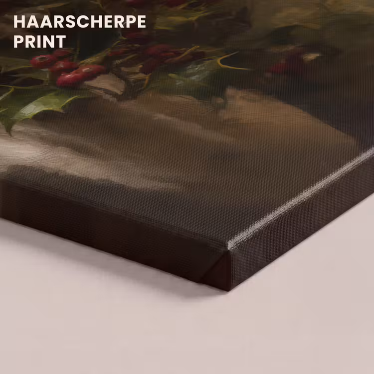 Canvas schilderij - Kaarslicht - Kerst - Veelkleurig — 5