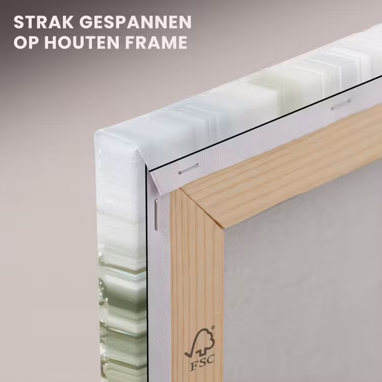 Canvas schilderij - Kerstman- Winter - Sneeuw - Wit - Rood — 7