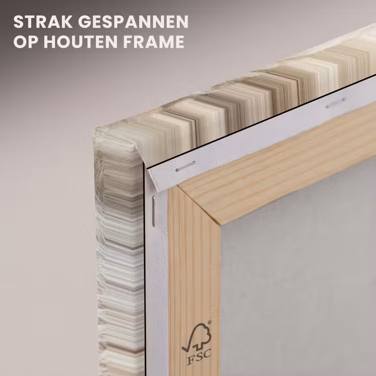 Canvas schilderij - Schaap - Oog - Wit — 7