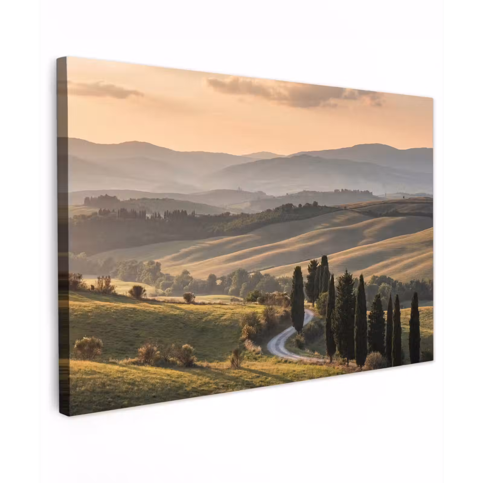 Canvas schilderij - Toscaans - Landschap - Heuvels — 1