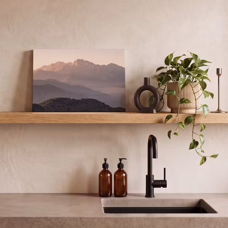 Canvas schilderij - Panorama - Landschap - Bergen — 4