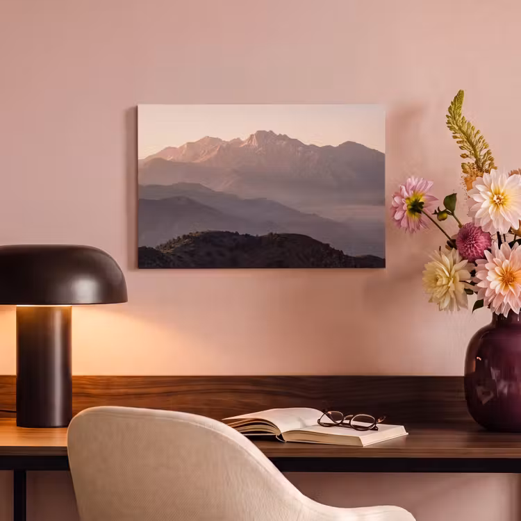 Canvas schilderij - Panorama - Landschap - Bergen — 6