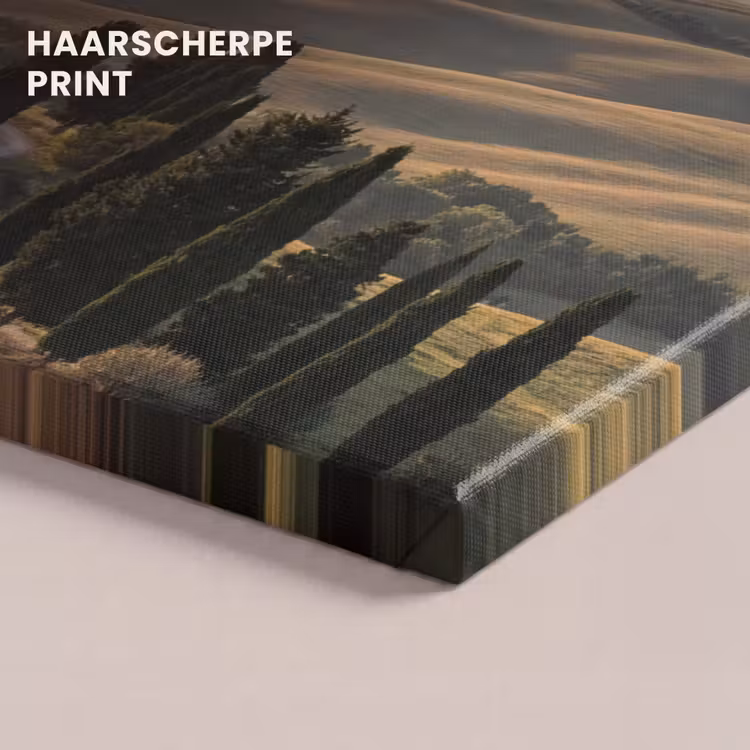 Canvas schilderij - Toscaans - Landschap - Heuvels — 5