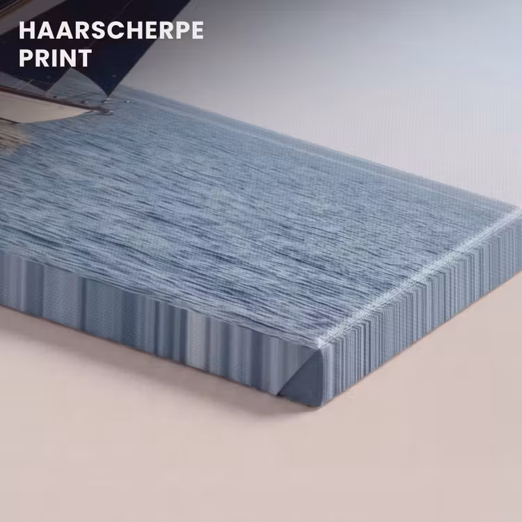 Canvas schilderij - Zeilboot - Zee - Blauw — 5