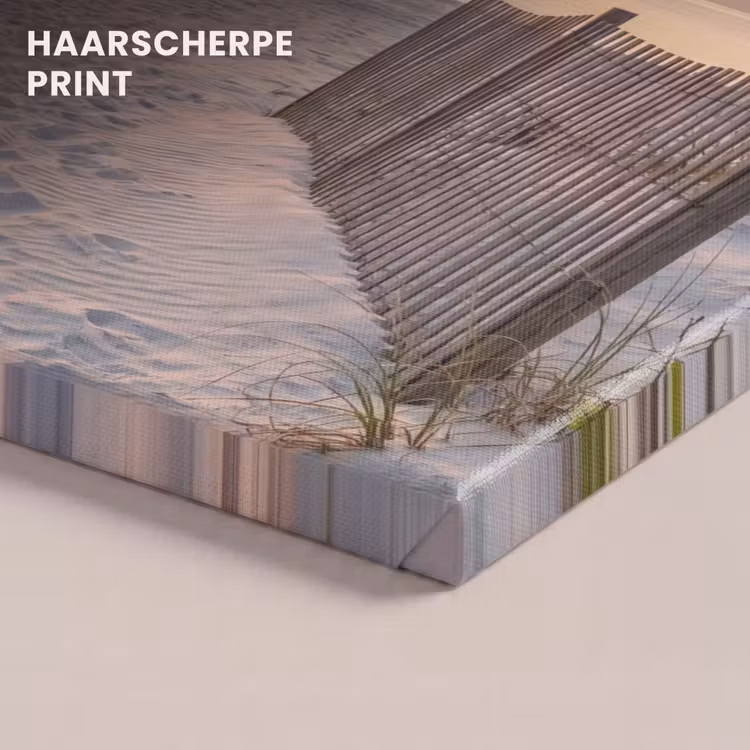Canvas schilderij - Zonsondergang - Strand - Zand — 5