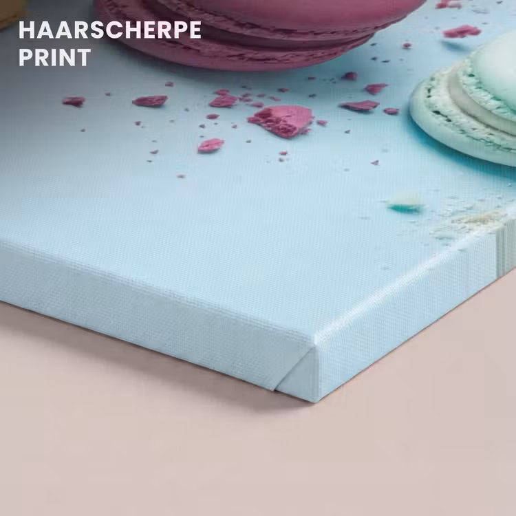 Canvas schilderij - Macarons - Kleurrijk - Pastel — 5