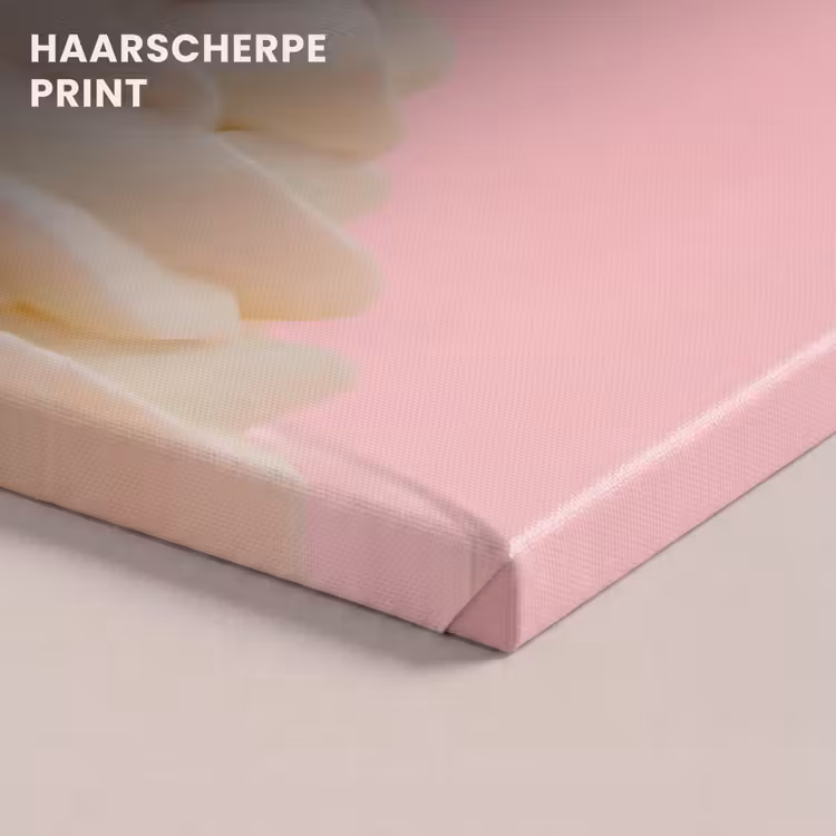 Canvas schilderij - Kers - Slagroom - Roze — 5