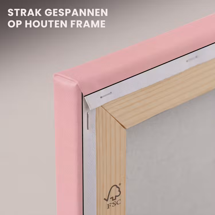 Canvas schilderij - Kers - Slagroom - Roze — 7