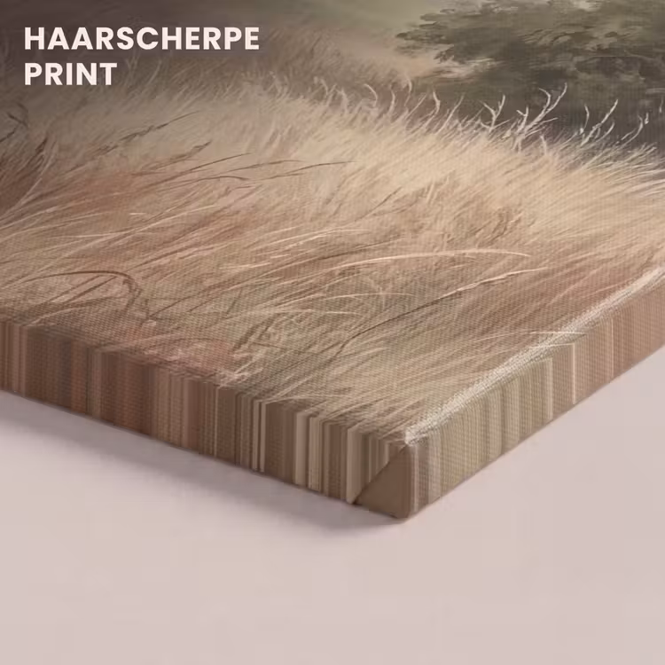 Canvas schilderij - Landschap - Minimalistisch - Beige — 5