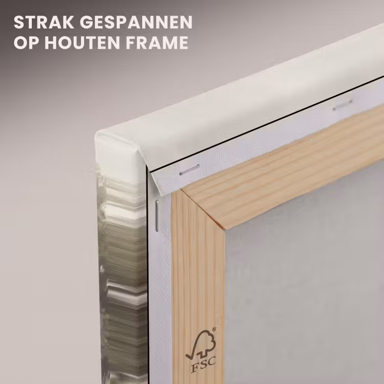 Canvas schilderij - Landschap - Minimalistisch - Beige — 7