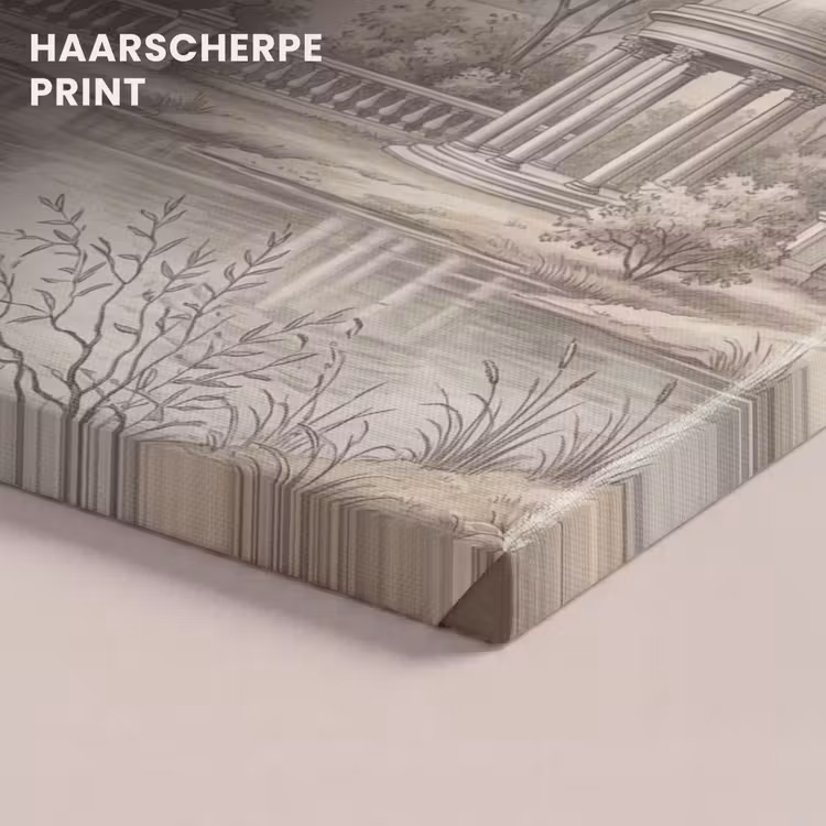 Canvas schilderij - Terras - Water - Natuur - Landschap — 5
