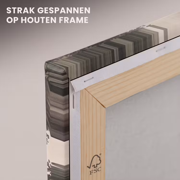 Canvas schilderij - Zee - Villa - Beige — 7