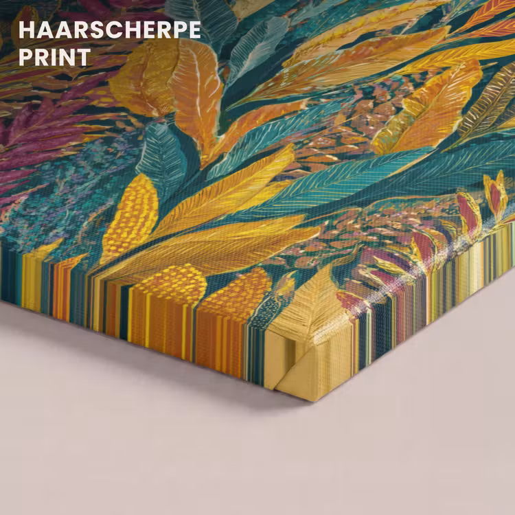 Canvas schilderij - Tropische - Botanisch - Patroon - Kleurrijk - Exotisch — 5