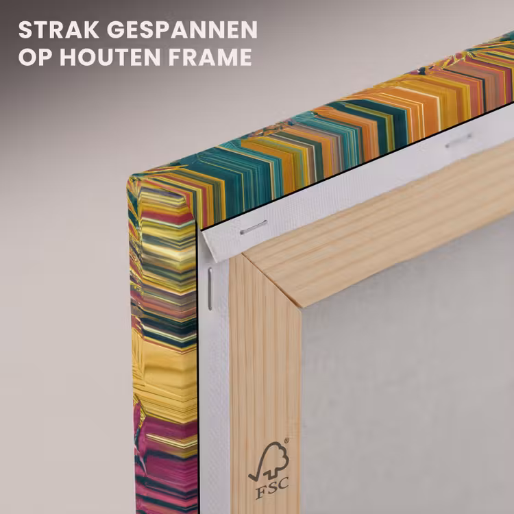 Canvas schilderij - Tropische - Botanisch - Patroon - Kleurrijk - Exotisch — 7