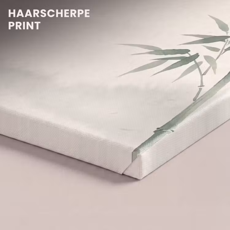 Canvas schilderij - Minimalistisch - Bamboe - Groen — 5