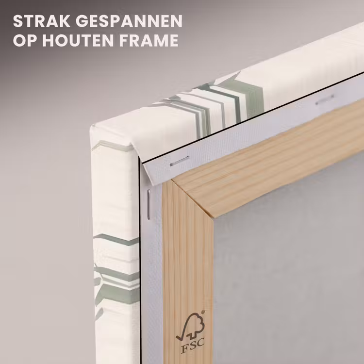 Canvas schilderij - Minimalistisch - Bamboe - Groen — 7
