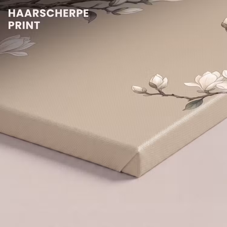 Canvas schilderij - Oosters - Vogels - Beige — 5