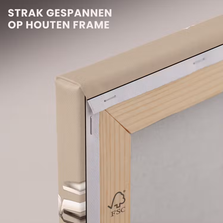 Canvas schilderij - Oosters - Vogels - Beige — 7