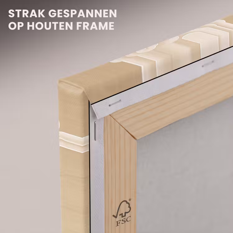 Canvas schilderij - Vogels - Vliegen - Beige — 7