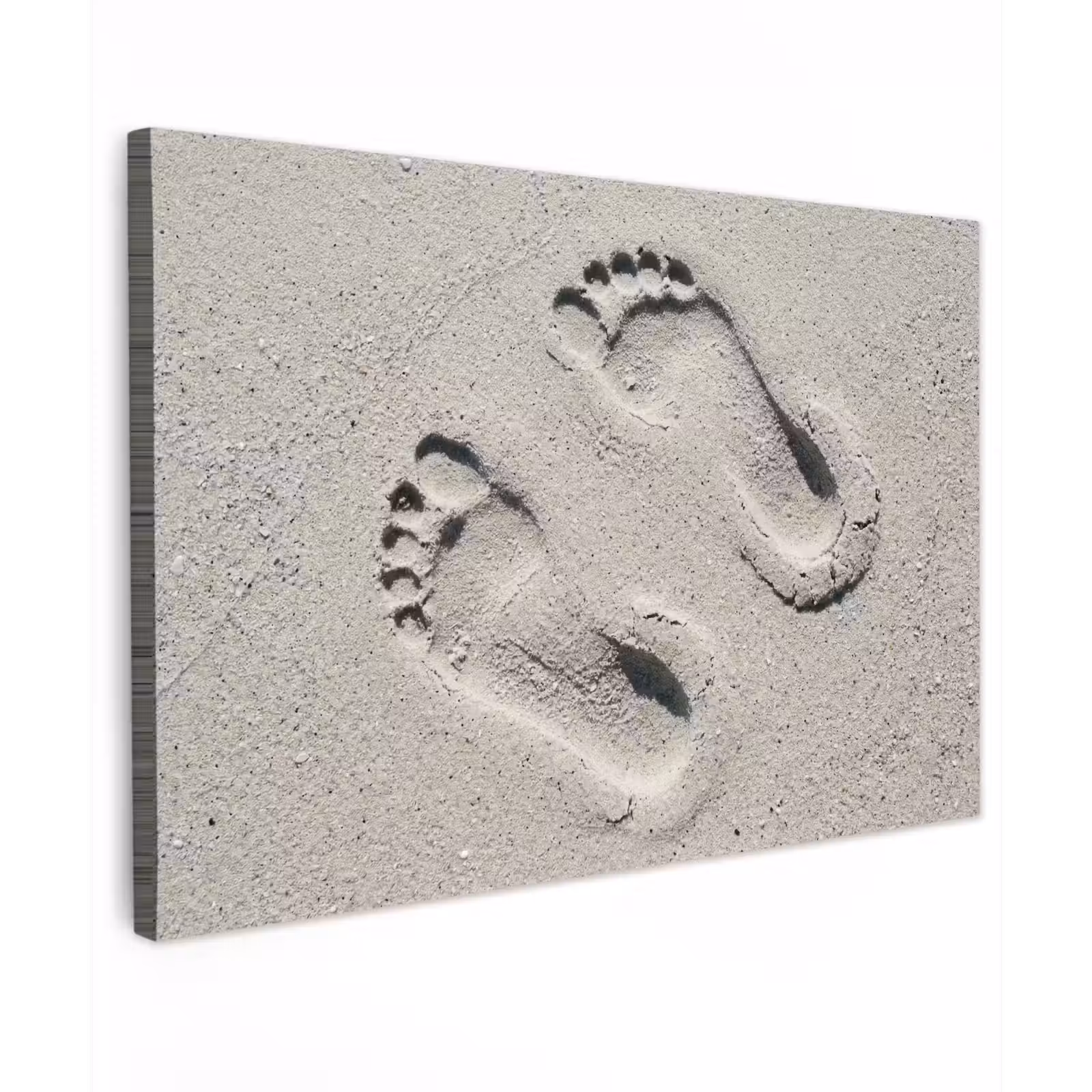 Canvas schilderij - Voeten - Zand - Zee — 1