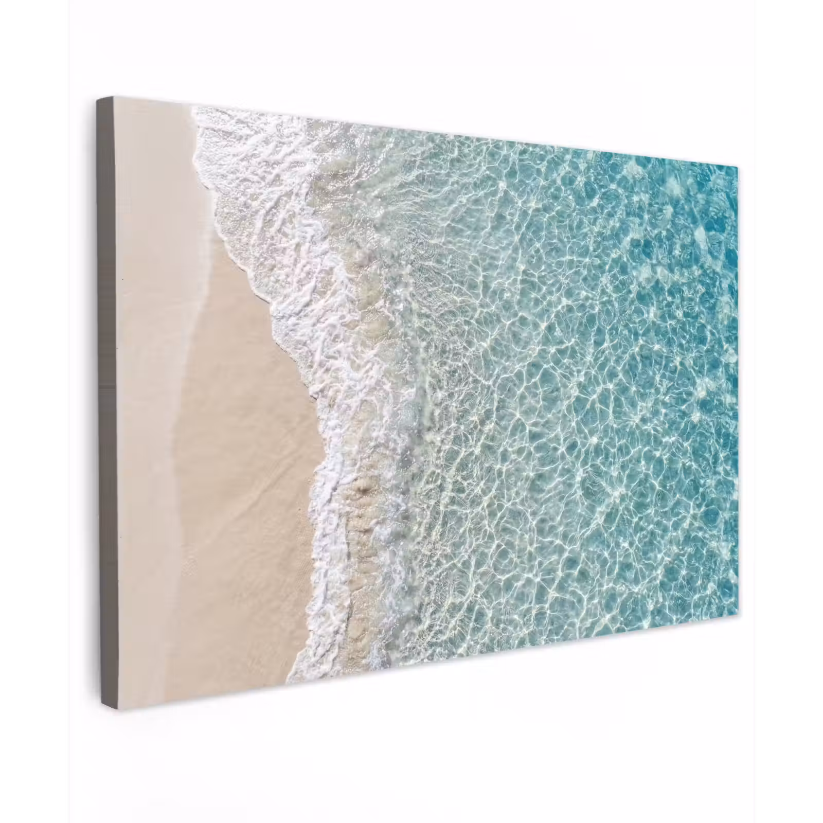 Canvas schilderij - Kust - Zand - Blauw — 1