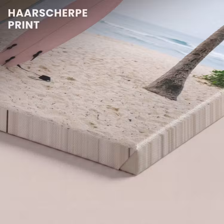 Canvas schilderij - Surfboard - Palmbomen - Kleurrijk — 5