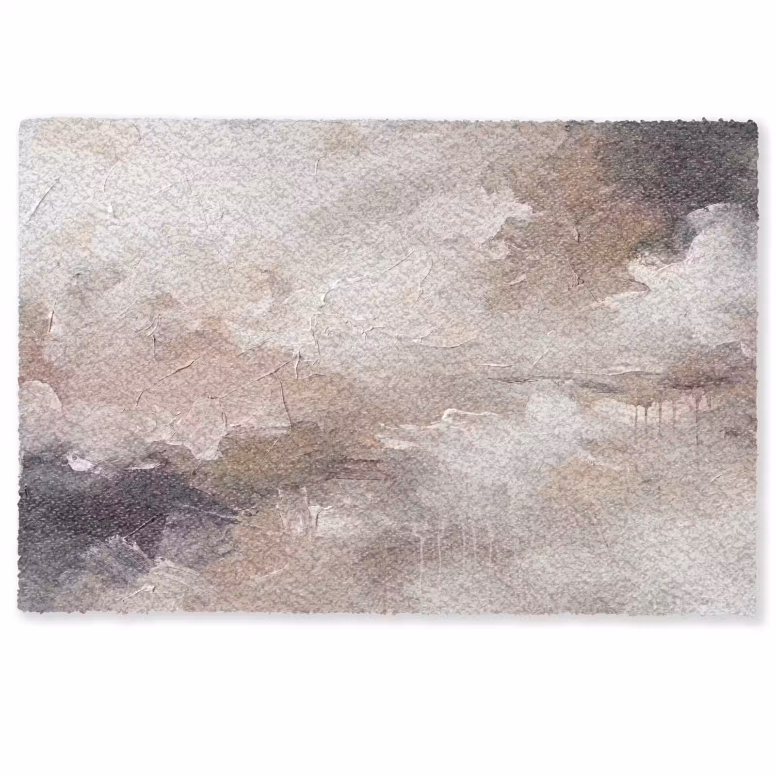Deurmat - Abstract - Textuur - Kunst - Modern - Beige — 1