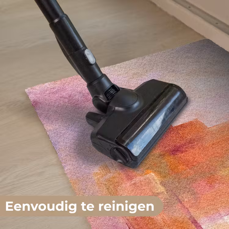 Deurmat - Abstract - Borstelstreken - Kunst - Paars - Goud — 9