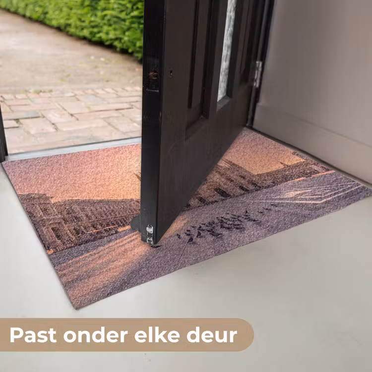Deurmat - Architectuur - Milaan - Plein - Zonsopgang - Oranje — 7