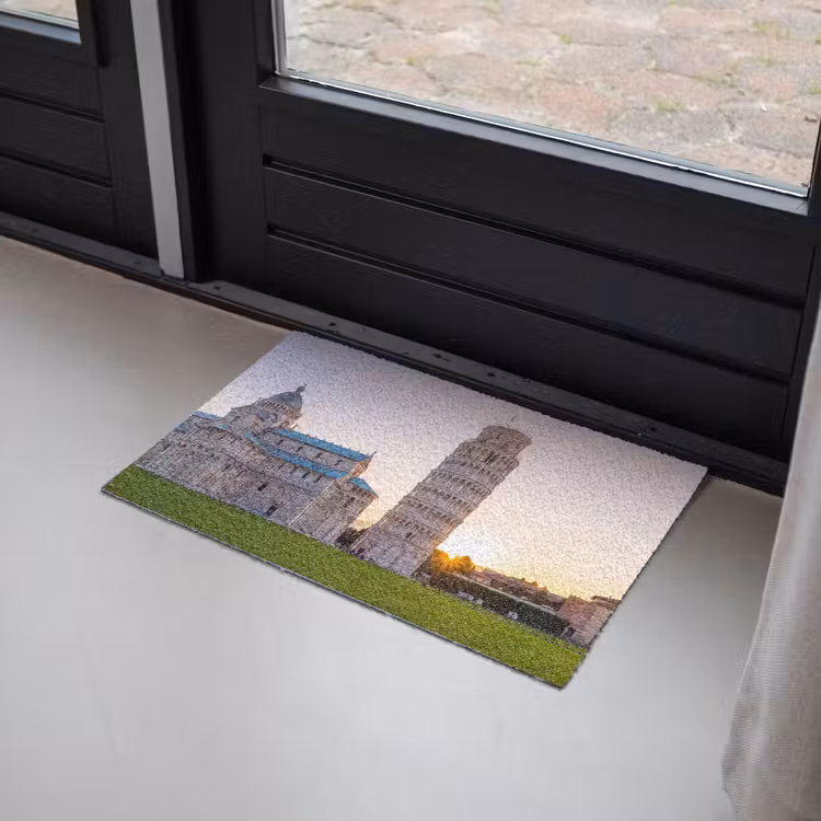 Deurmat - Architectuur - Toren - Pisa - Italië - Zonsondergang — 2