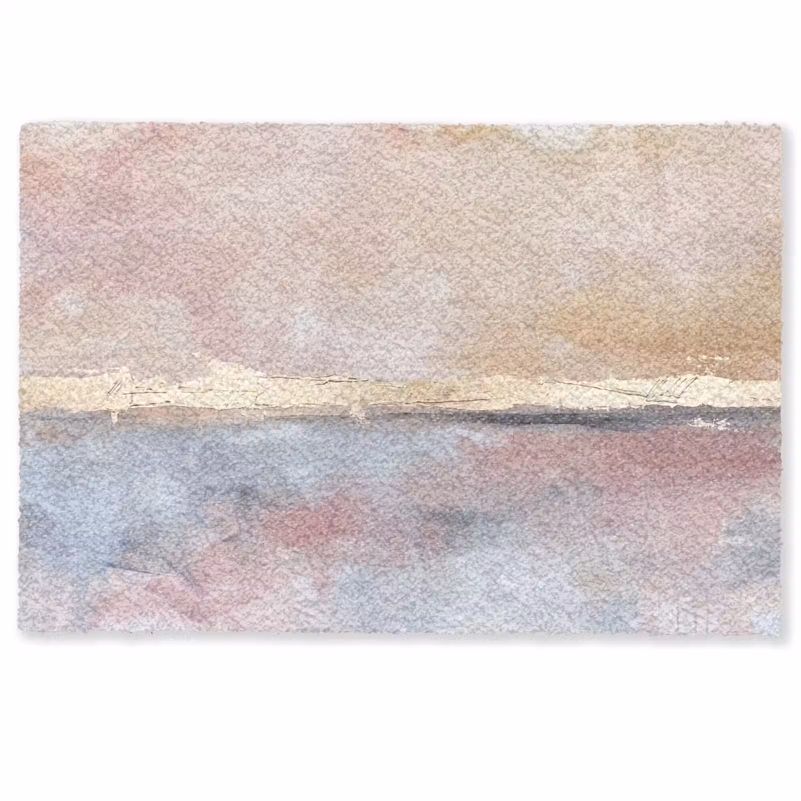 Deurmat - Abstract - Horizontaal - Kunst - Roze - Goud — 1