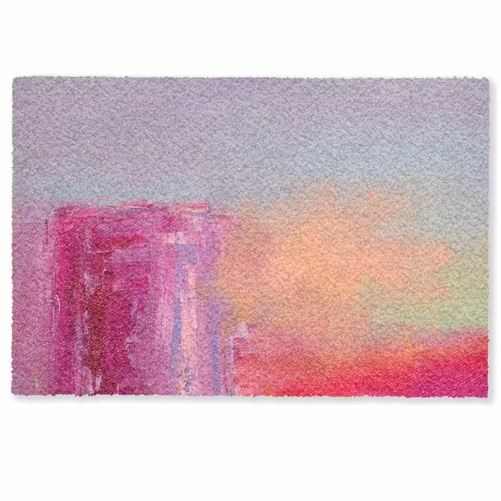 Deurmat - Abstract - Kleuren - Modern - Roze — 1