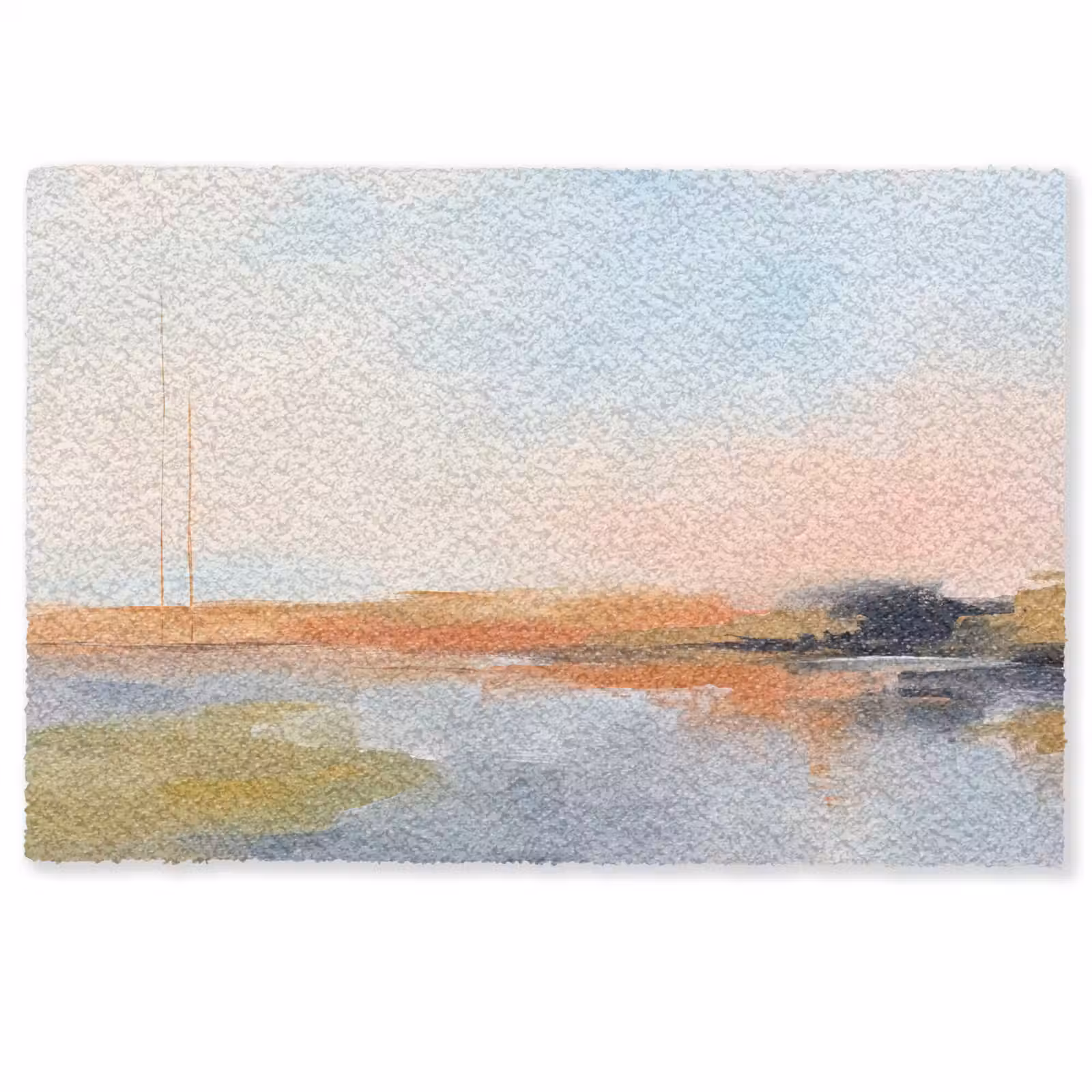 Deurmat - Abstract - Landschap - Horizon - Modern - Kleurrijk — 1
