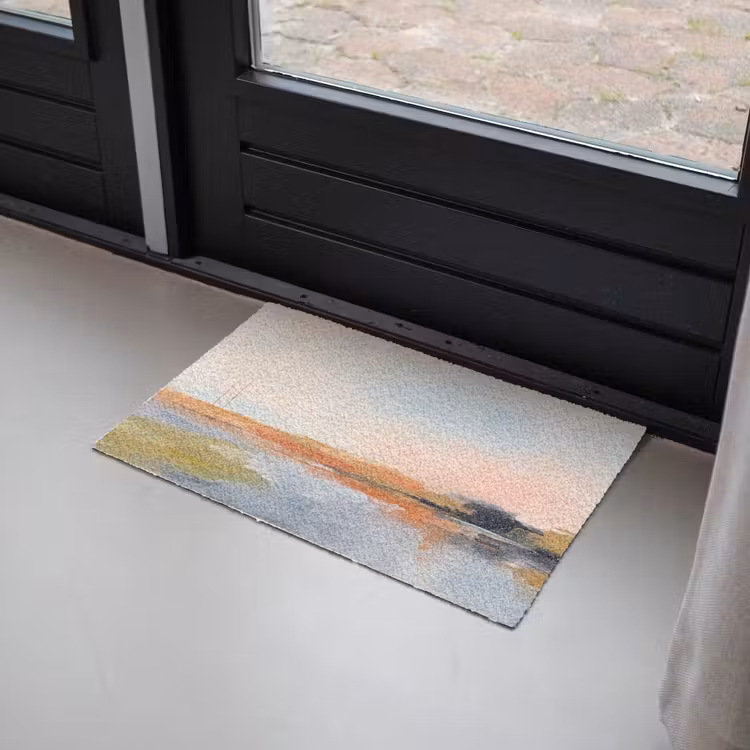 Deurmat - Abstract - Landschap - Horizon - Modern - Kleurrijk — 2