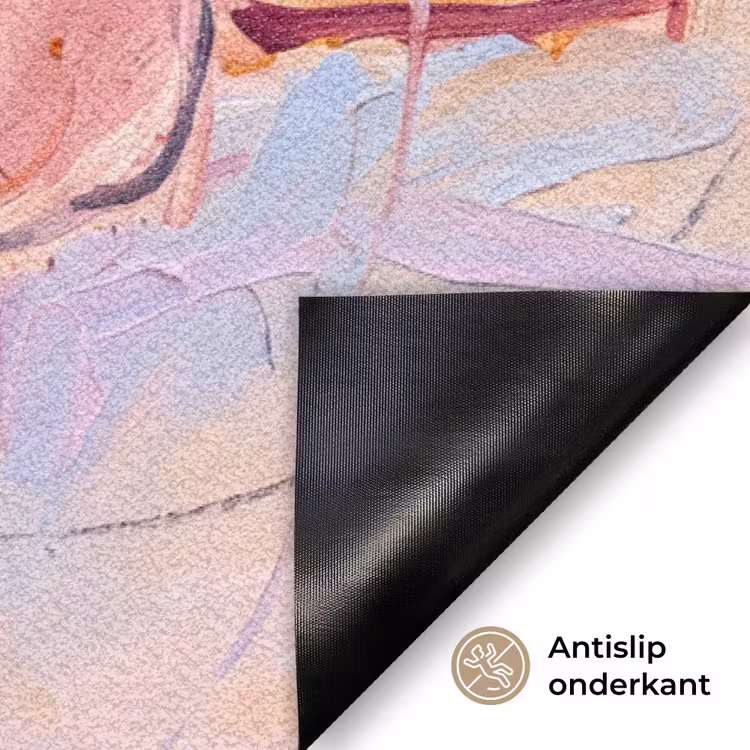 Deurmat - Abstract - Vormen - Modern - Roze — 6