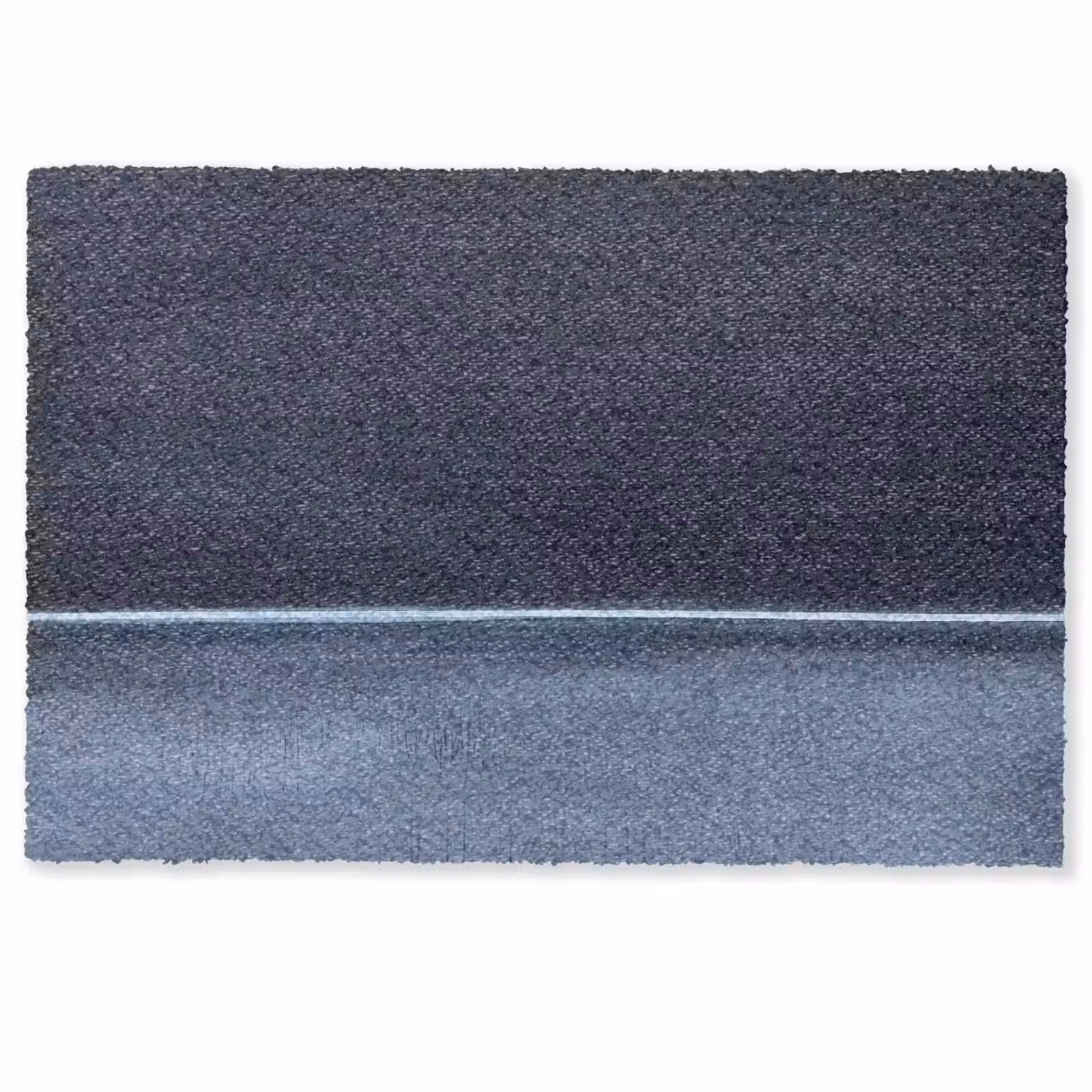 Deurmat - Abstract - Horizontale lijn - Minimalistisch - Donkerblauw - Kunst — 1