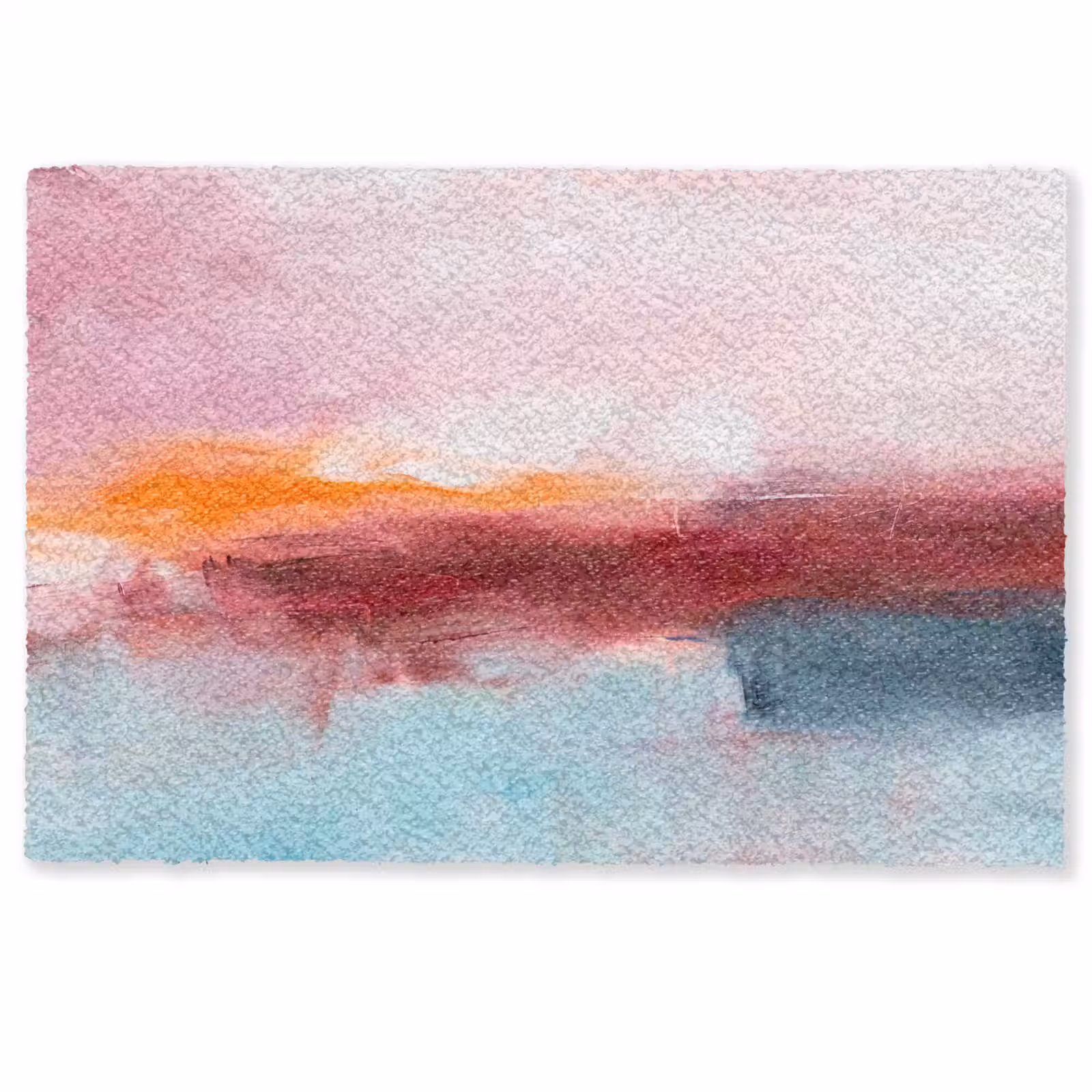 Deurmat - Abstract - Kleuren - Modern - Kunst - Roze — 1