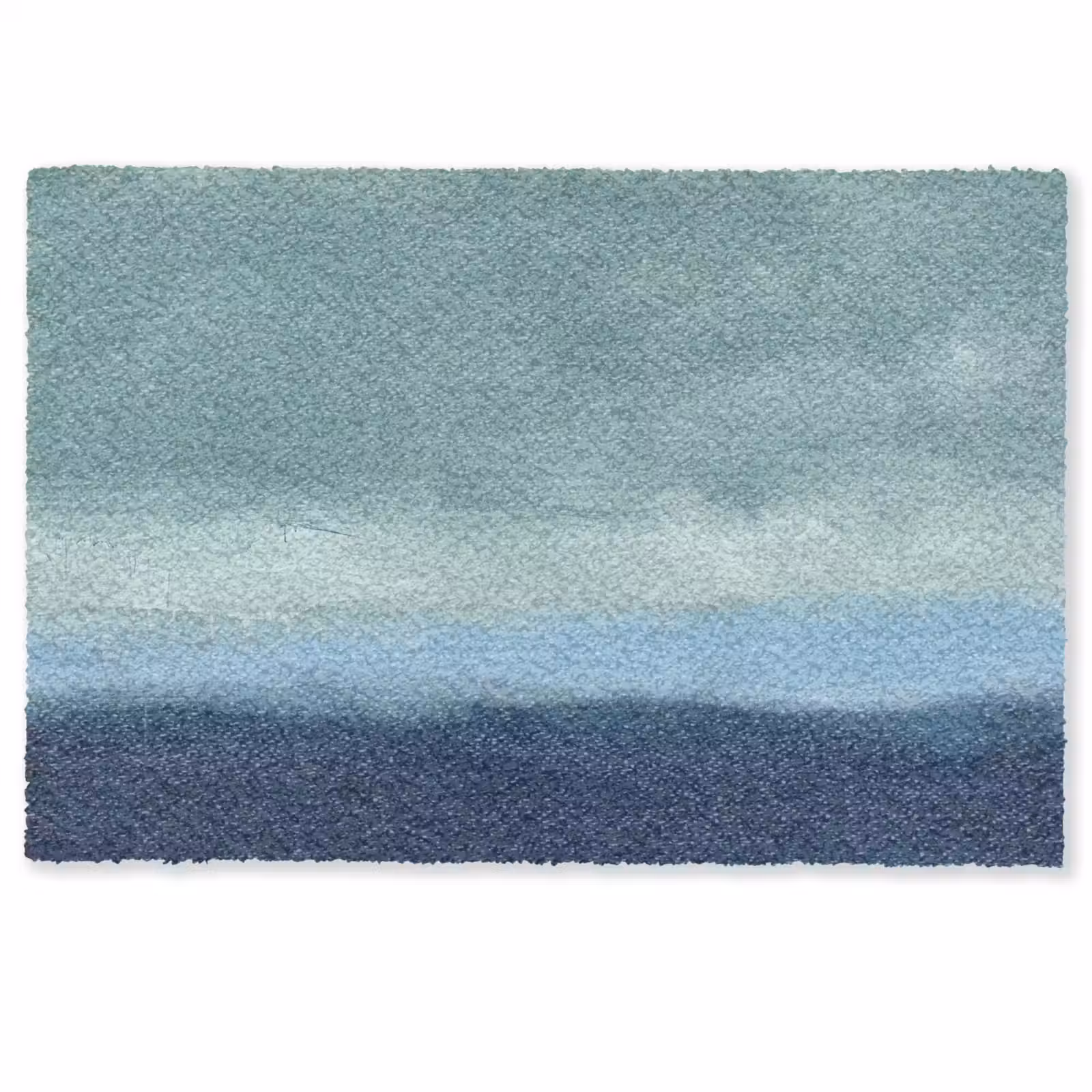 Deurmat - Abstract - Lagen - Rust - Modern - Blauw — 1