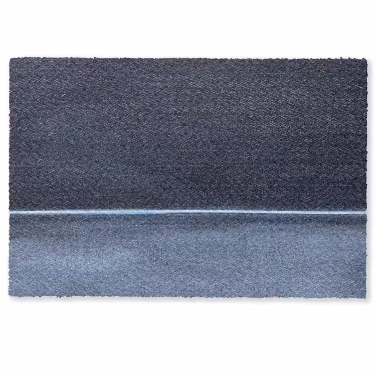 Deurmat - Abstract - Horizontale lijn - Minimalistisch - Donkerblauw - Kunst — 1